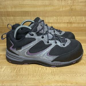 Danner 12212 Women's Springfield Low 3" Gray/Purple ESD NMT Comp Toe Work Shoe 9